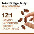 Ceylon Cinnamon - 7,200mg Equivalent with MCT Oil